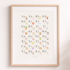 Veggspjald | Íslenska stafrófið