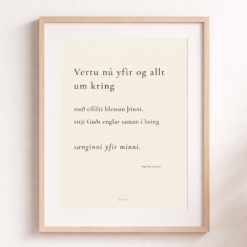 Veggspjald | Vertu nú yfir og allt um kring