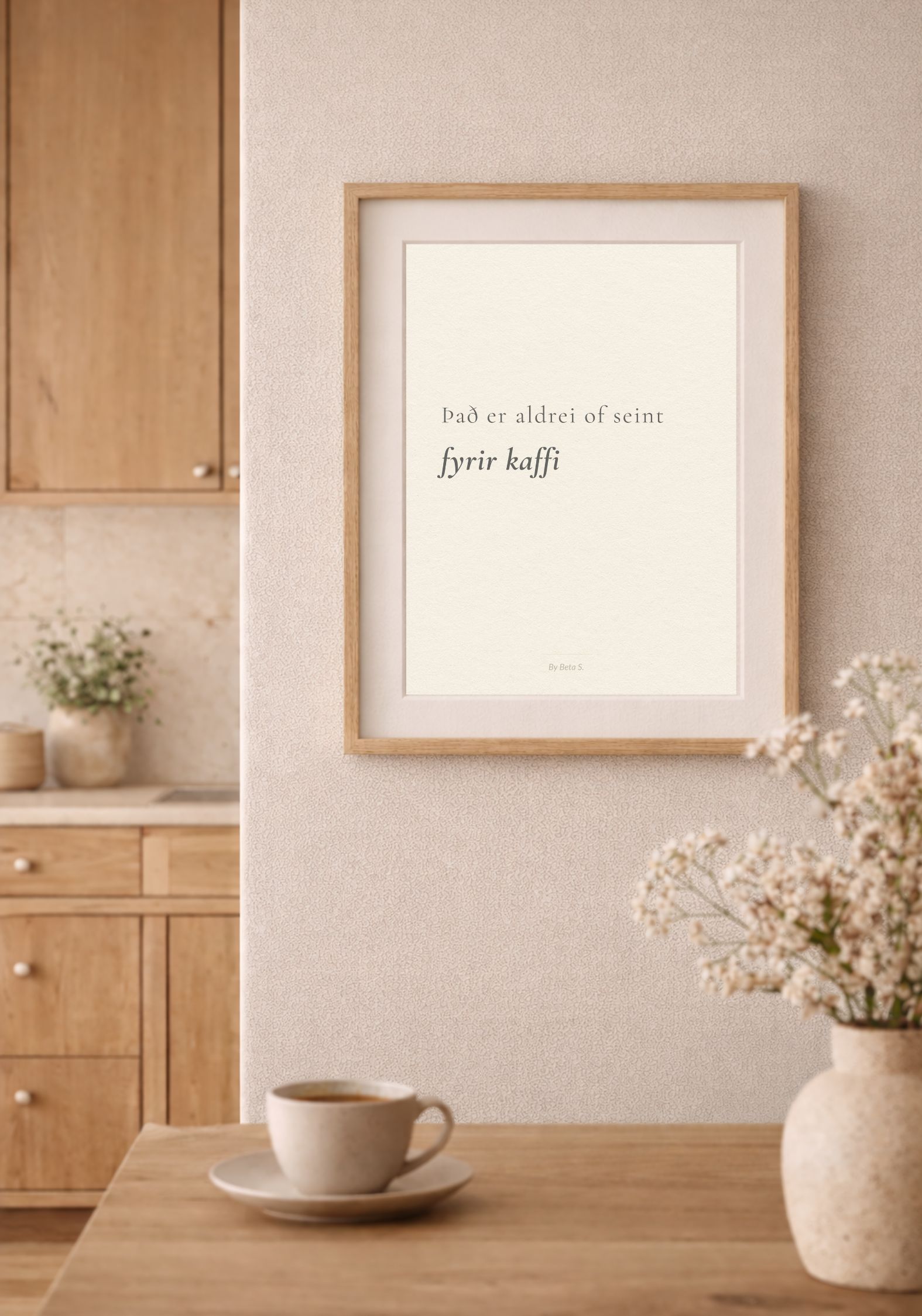 Veggspjald | Það er aldrei of seint fyrir kaffi - Image 3