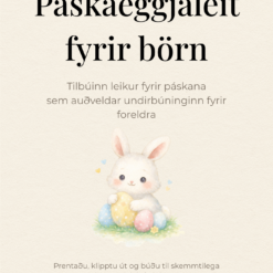 - Páskaeggjaleit fyrir börn 🐣🤍
