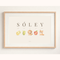 Veggspjald | Nafn barnsins