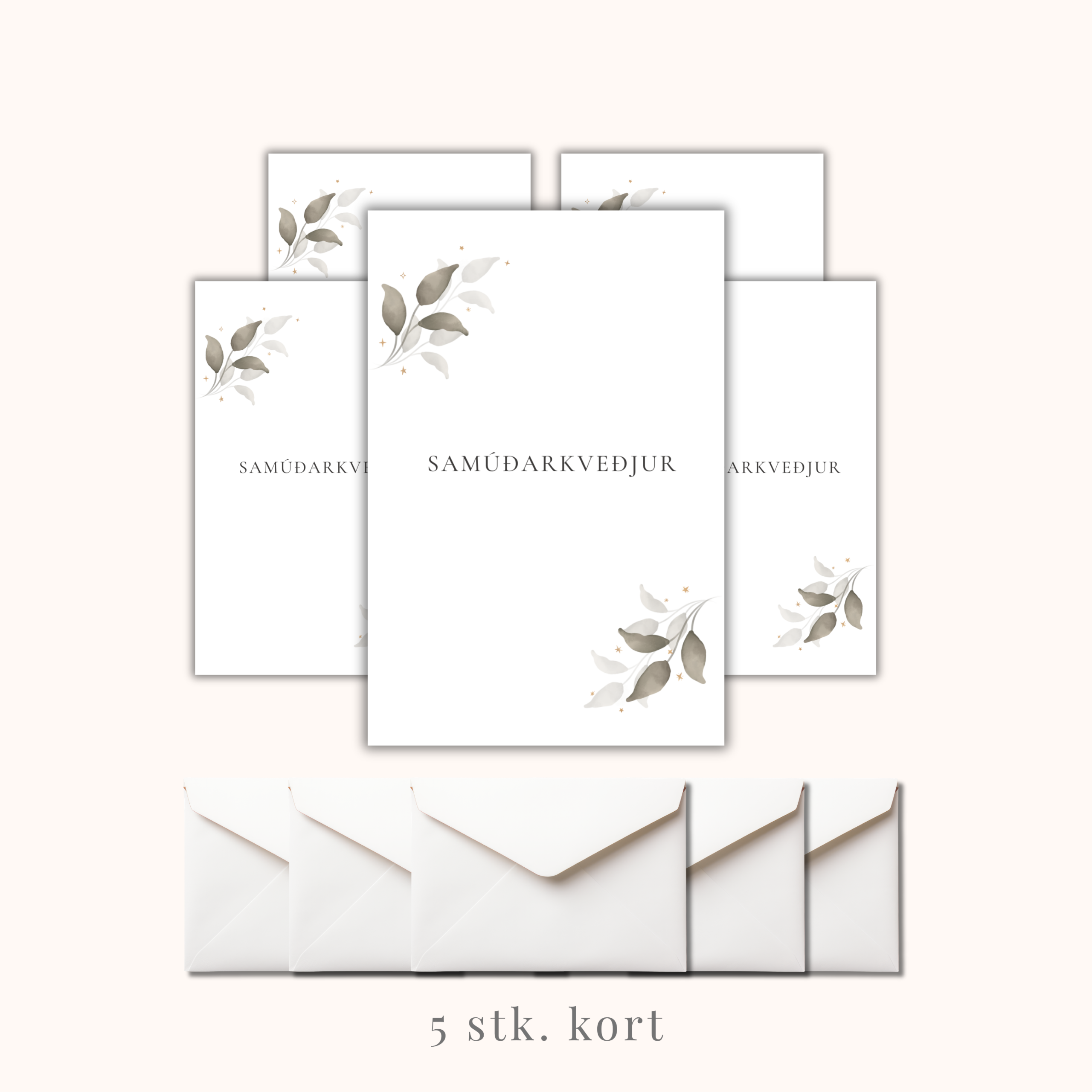 Gjafakort með umslagi | Samúðarkveðjur - Image 2