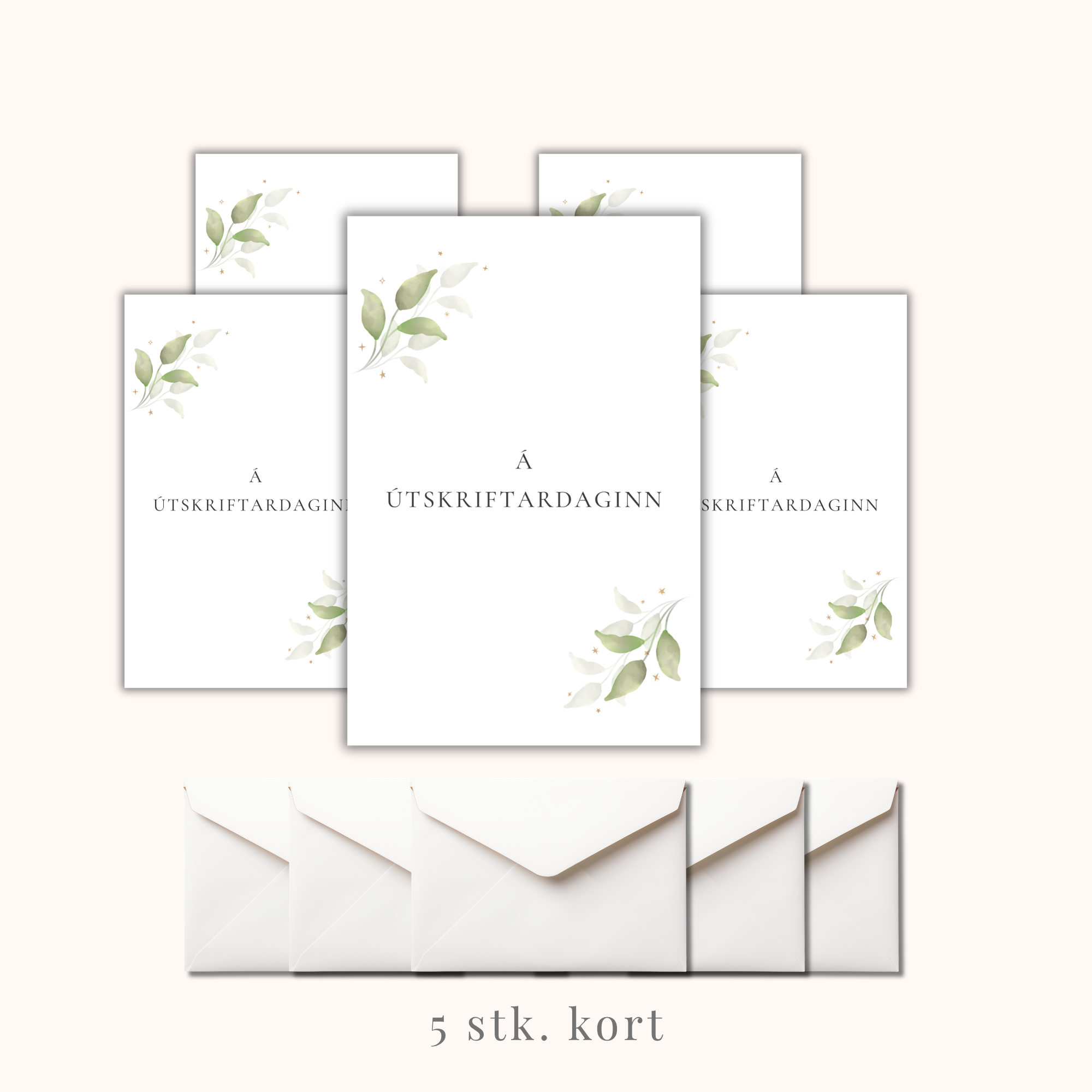 Gjafakort með umslagi | Á útskriftardaginn - Image 2